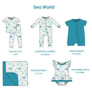 Wholesale Bamboo Baby Two-Piece Pajama Set