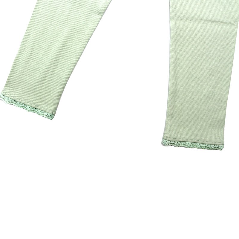 Kids organic cotton rib pajamas supplier